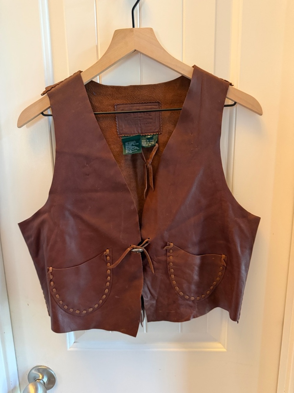 Lauren Ralph Lauren Leather Vest - Picture 2 of 6
